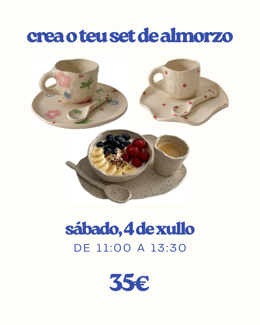 Taller crea o teu set de almorzo