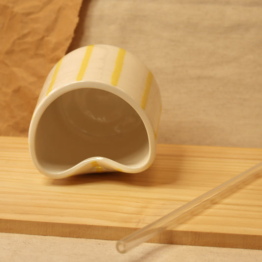 Vaso raias amarelo