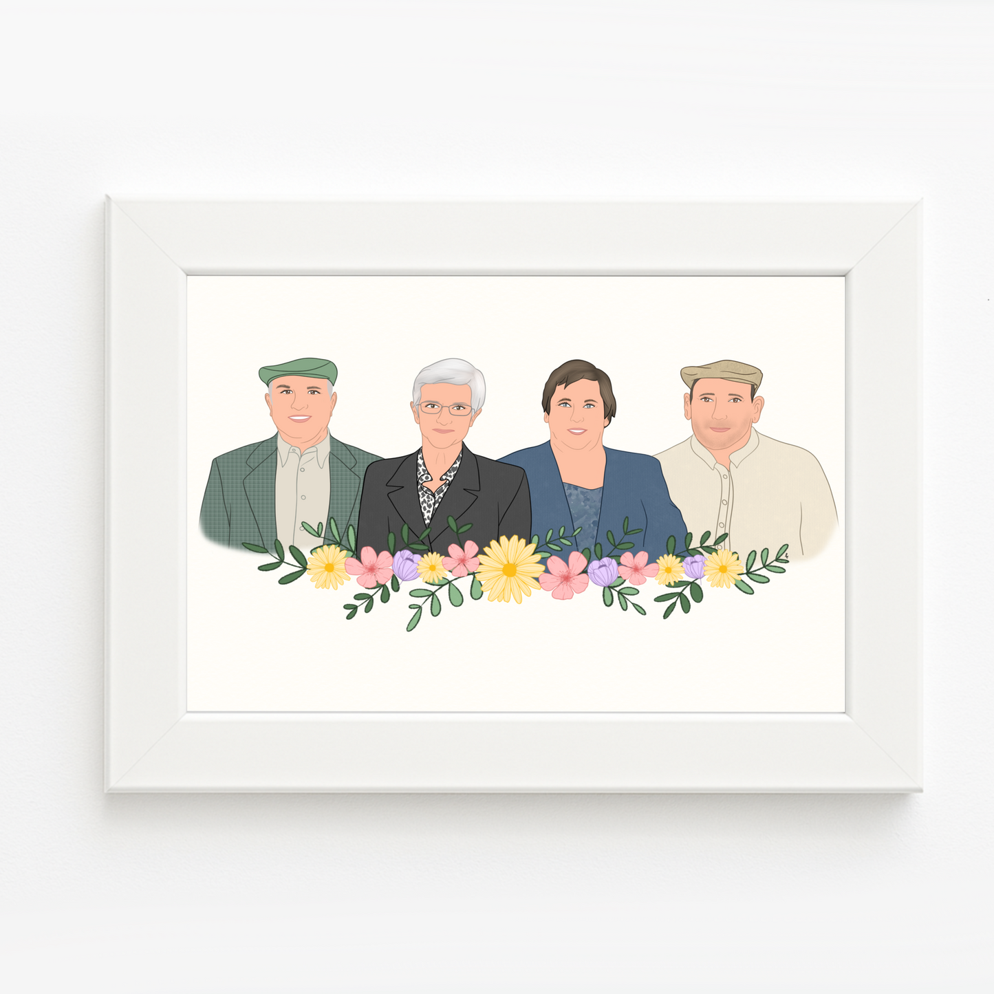 Ilustración personalizada impresa