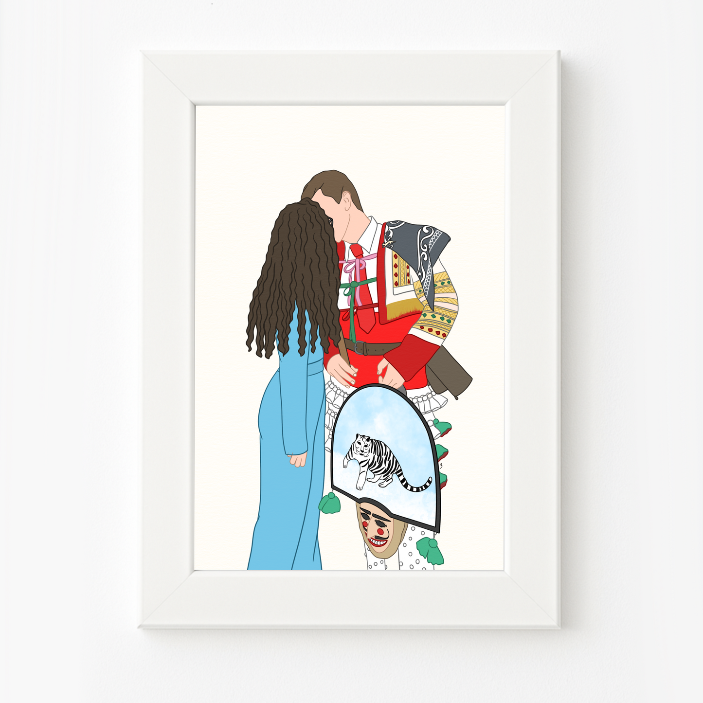 Ilustración personalizada impresa