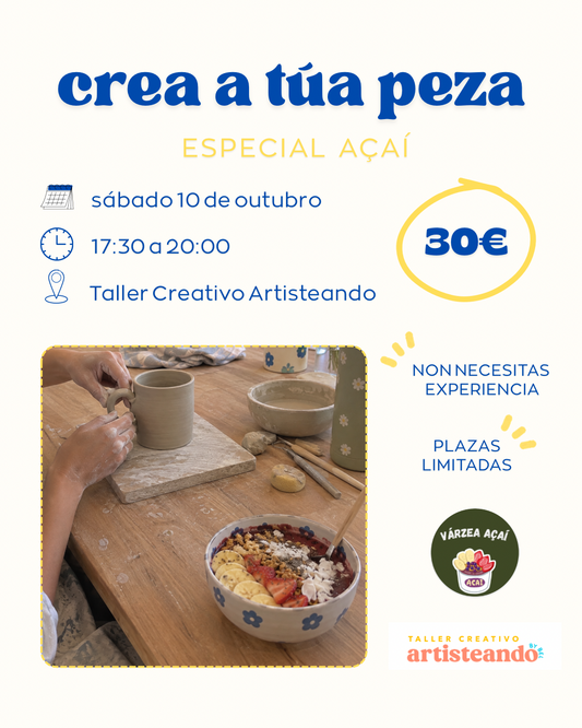 taller cerámica e açaí