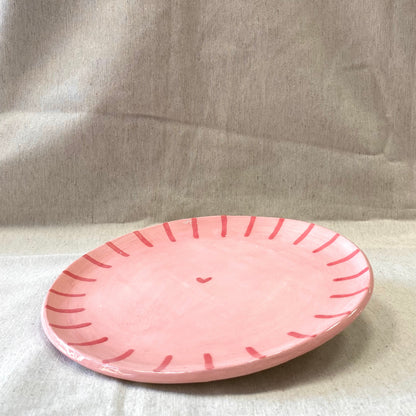 Plato rosa