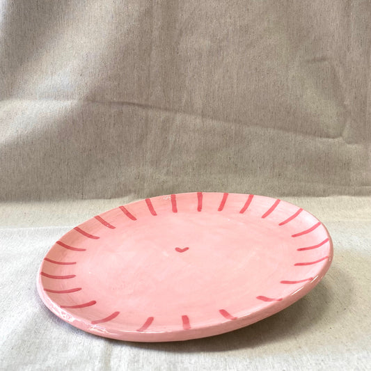 Plato rosa
