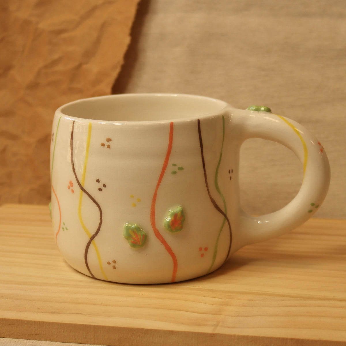 Taza follas verdes