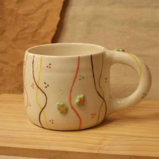 Taza follas verdes