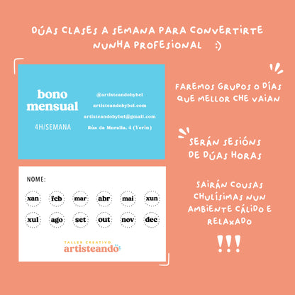 Bono mensual 4h/semana