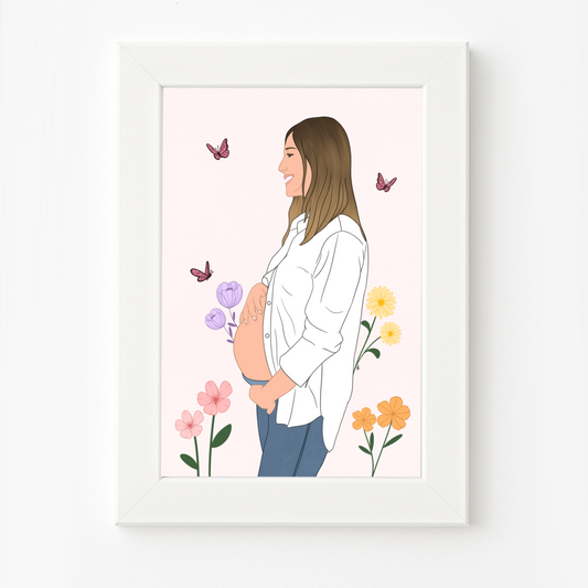 Ilustración personalizada impresa